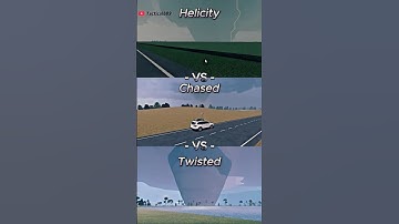 Helicity #vs Chased vs Twisted Tornado Comparison 🌪️