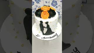 Spring Wedding Cake - Lambeth Over piping tutorial