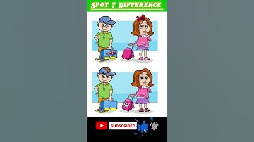 Only People With Good Eye Can Find The Differences #puzzle #spotthedifference #findthedifference