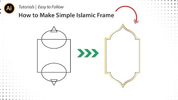 How to Make Simple Islamic Frame in Adobe Illustrator