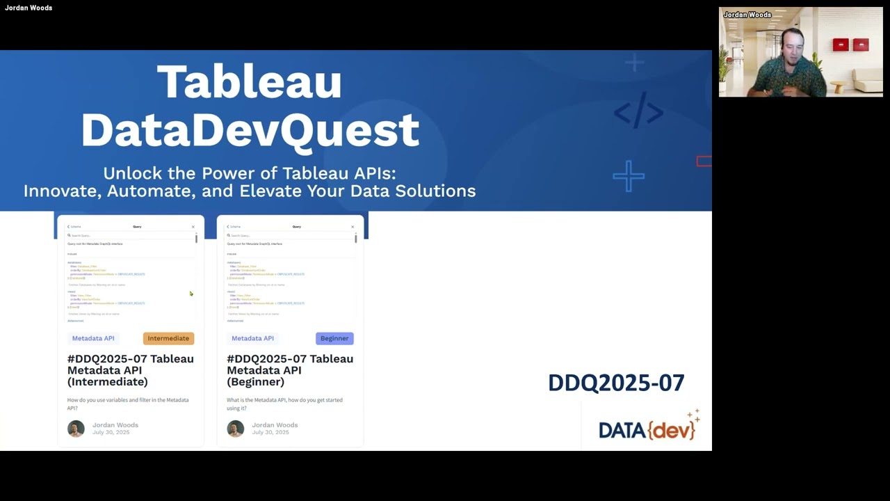 DataDev TUG – September Meetup