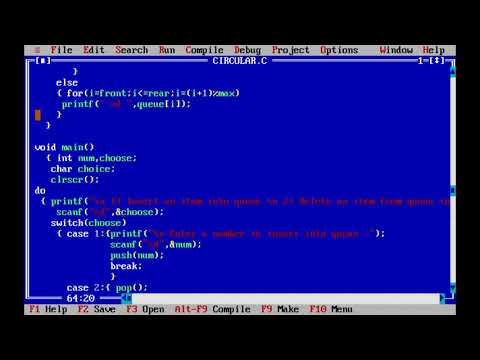 Circular queue operations | Program | Codesimplified