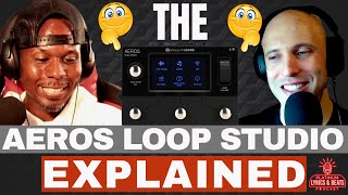 Use the Aeros Loop Studio to perform live and edit your songs on the fly: Unbelievable