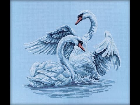 Обзор набора для вышивания "Лебединая верность" РТО М210