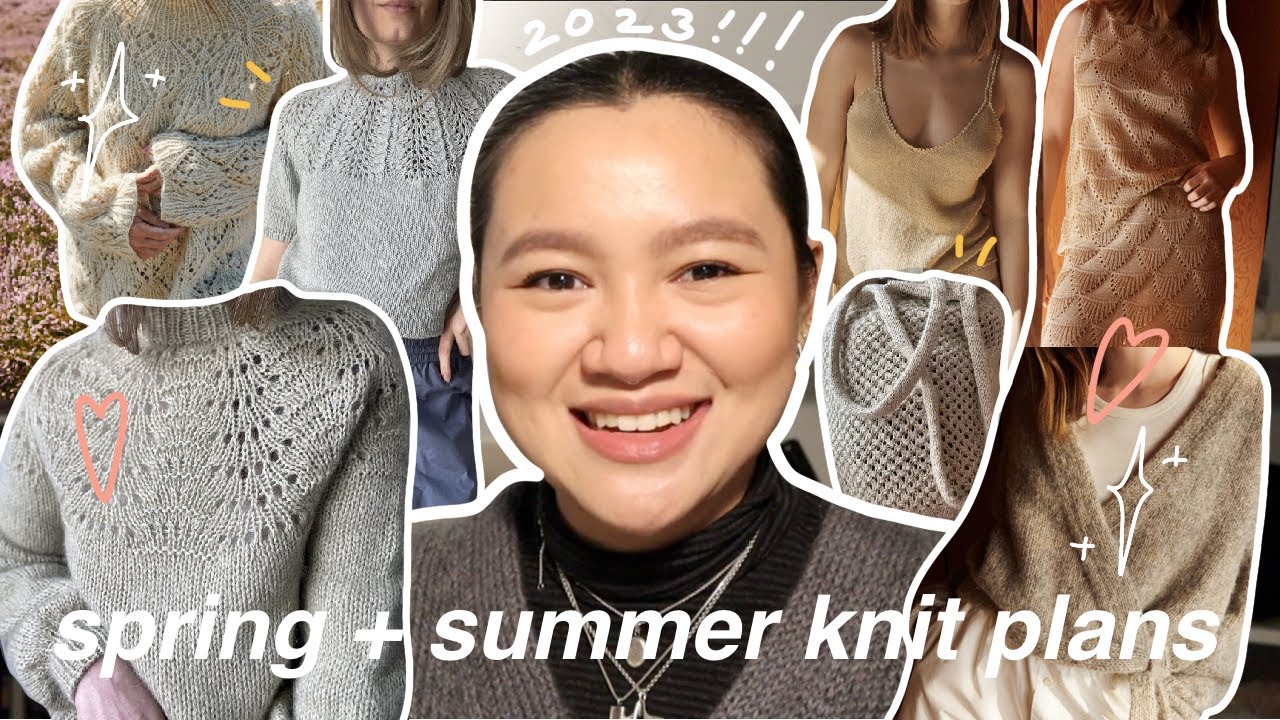spring summer knitting plans // Isager breeze collection, le knit, le pull and more