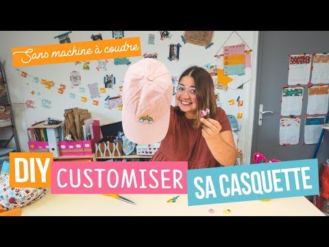 DIY coudre un patch thermocollant - Customiser sa casquette - sans machine à coudre