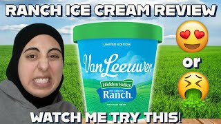 Reviewing Walmart Hidden Valley RANCH ICE CREAM