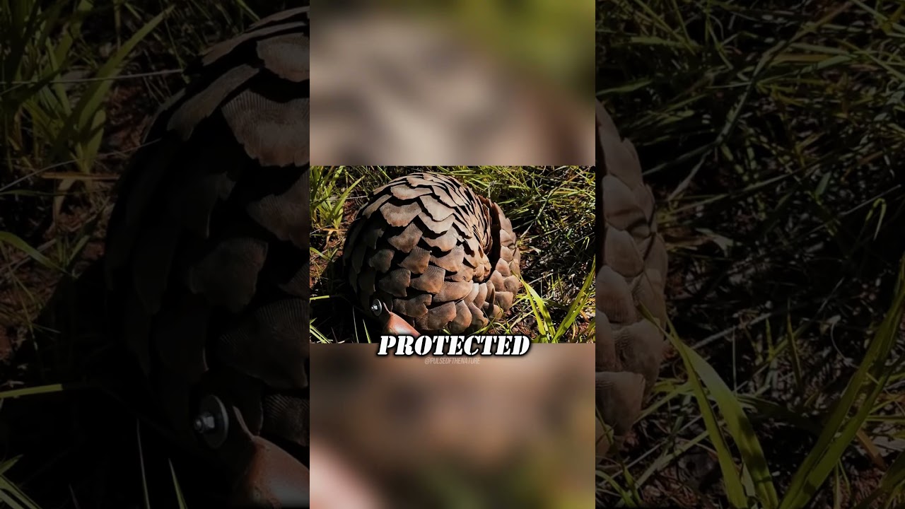 Rescuing an injured pangolin from wire damage #animals #rescue