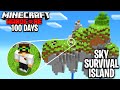 I Survived 100 Days on a SURVIVAL ISLAND in The SKY! Hardcore Minecraft