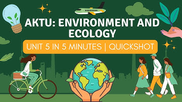 AKTU: Environment and Ecology UNIT 5 | QuickShot
