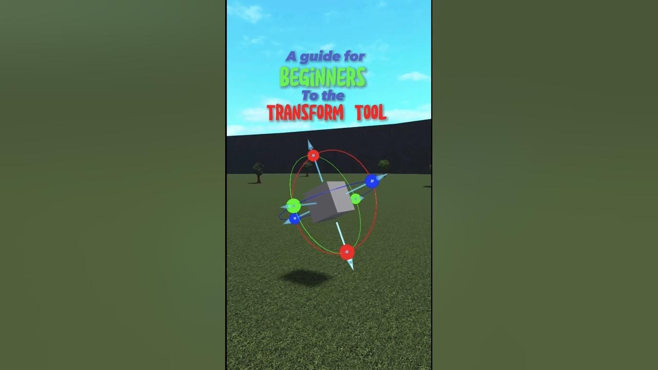 A beginners guide to the Transform+ Tool bloxburg YouTube