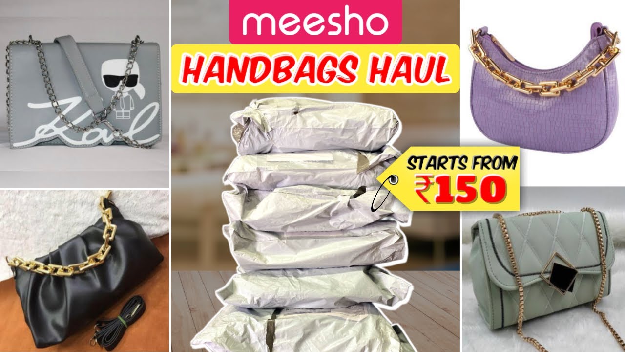 *Meesho Haul* Shop the Trendiest HandBags Starting at Just ₹150! - YouTube