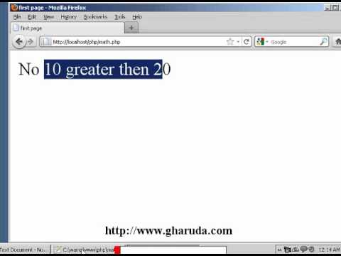 php tutorial in Tamil part - 07 if Statement