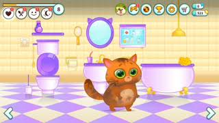 Bubbu meu gato virtual no banheiro screenshot 4