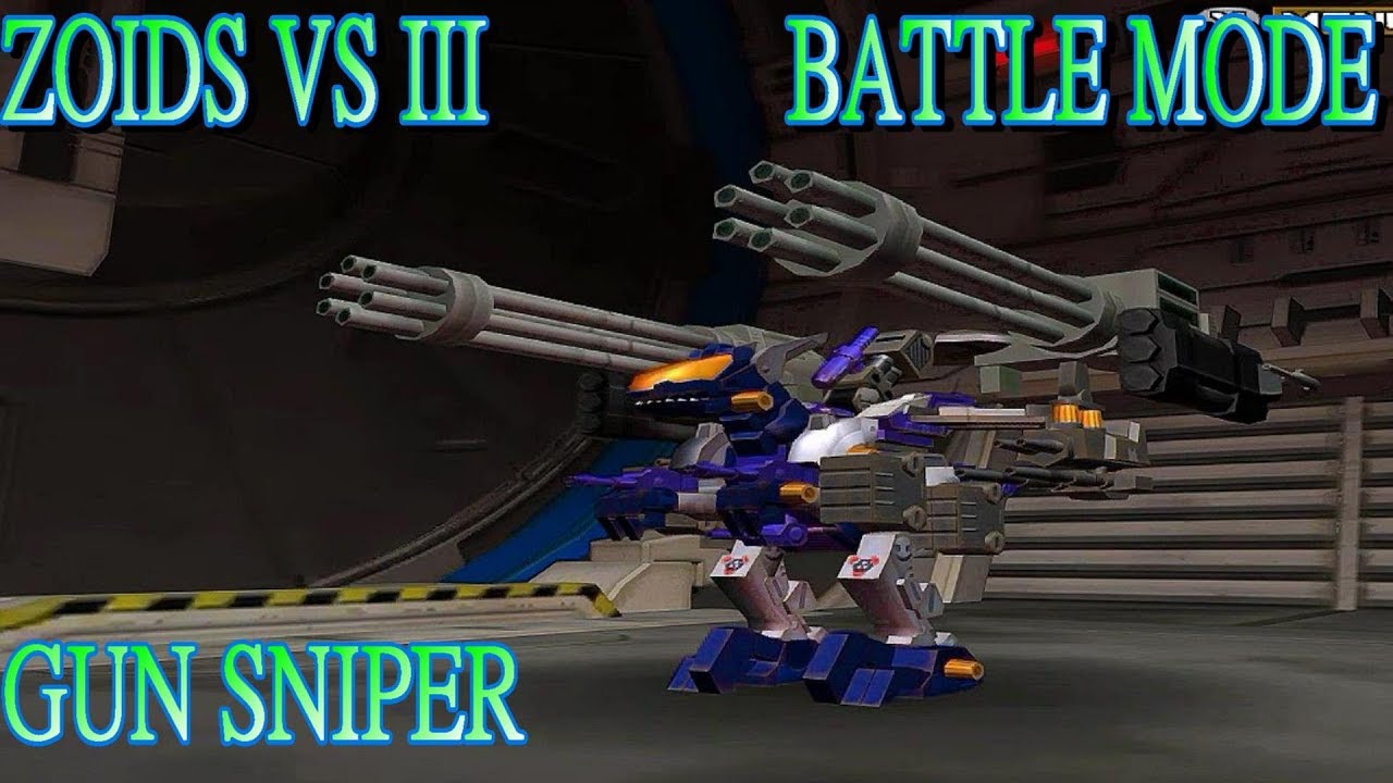 zoids zoids VS III ZOIDS BATTLE GUN SNIPER - YouTube