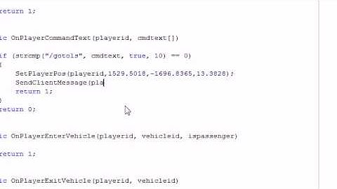 SA-MP Scripting Tutorial 2 - Simple Teleport Command.