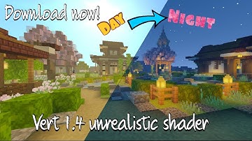 MCPE Shader Vert 1.4 LIGHTWEIGHT UNREALISTIC