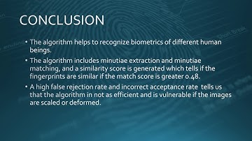 Fingerprint Recognition Using Feature Extraction
