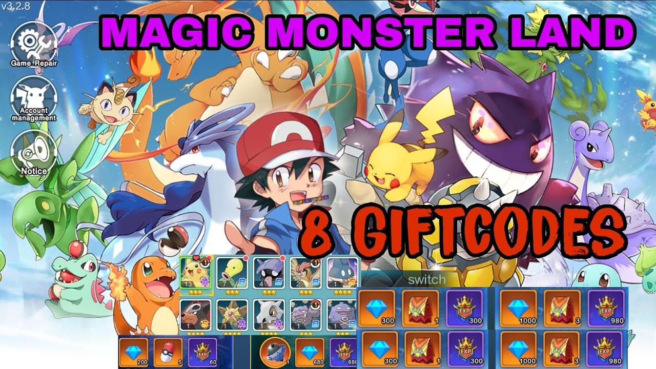 Magic Monster Land & All Redeem Codes 8 Giftcodes Magic Monster Land