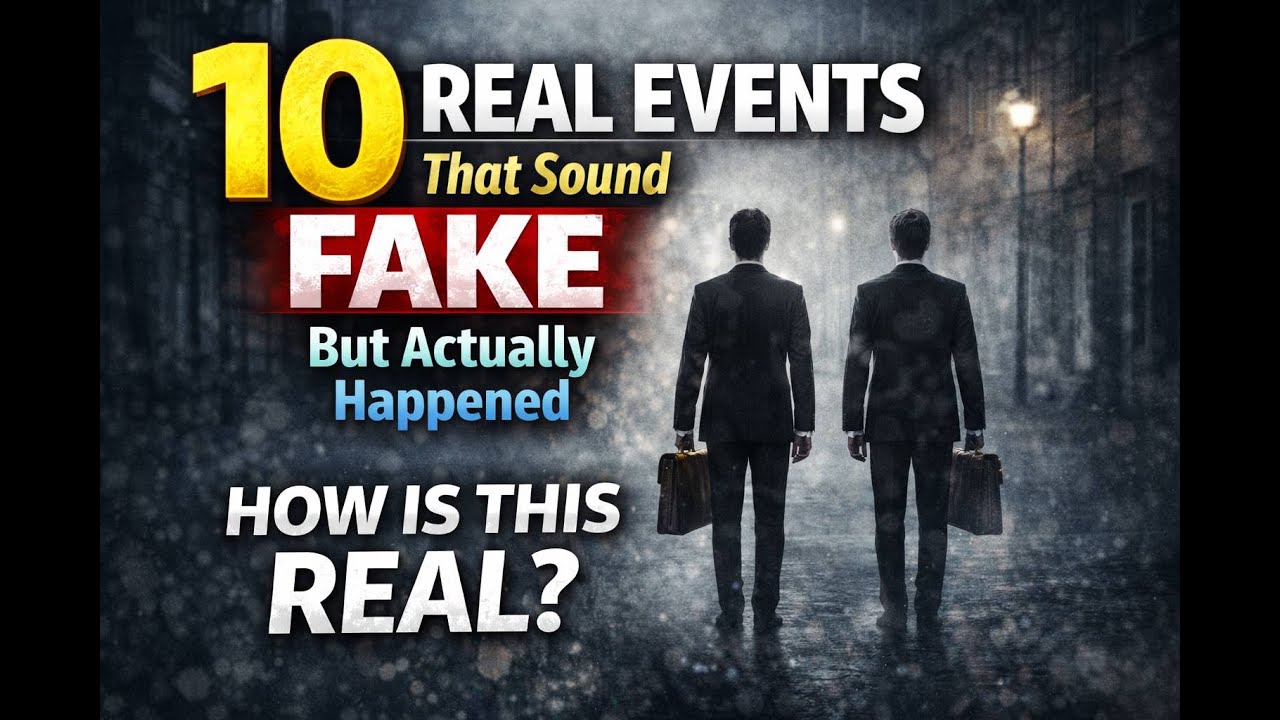 TOP 10 REAL EVENTS THAT SOUND FAKE BUT ACTUALLY HAPPENED YouTube