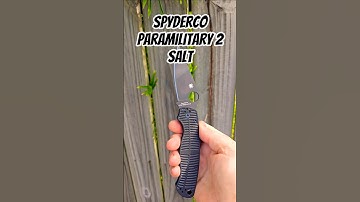 The Spyderco Paramilitary 2 Salt @SpydercoKnivesOfficial #shorts #edc #usamade #knifecommunity