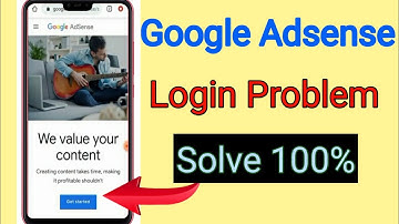 how to login Google AdSense account || Google AdSense account login problem fix