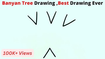 How To Draw A Banyan Tree Using 