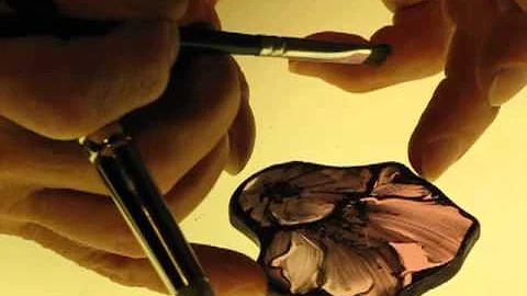 Painting Stained Glass Roses
