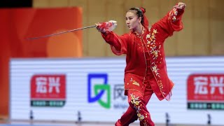[2019] Ju Wenxin  Taijijian  1st Place  15th WWC @ Shanghai Wushu Worlds