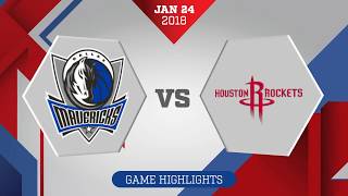 James harden scored 25 points and the rockets won their fourth
straight game with a 104-97 victory over mavs.