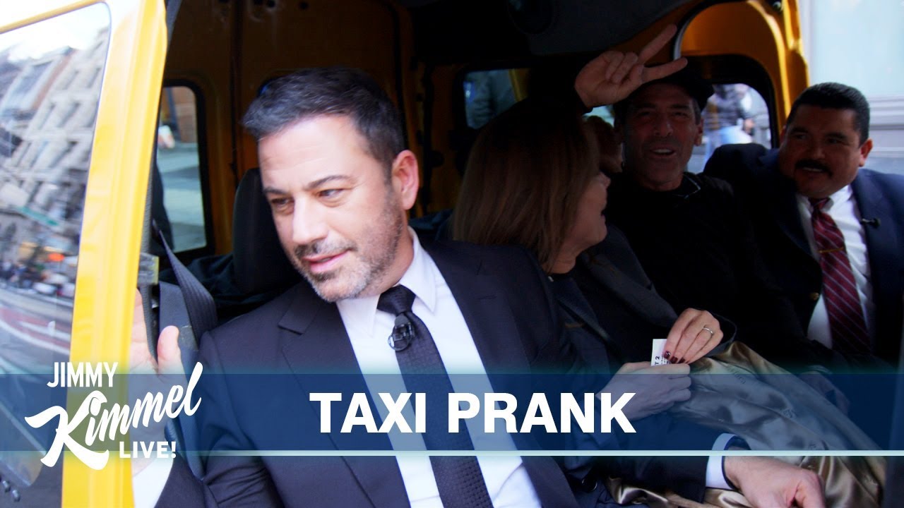 Jimmy Kimmel Surprises New Yorkers in a Cab