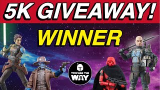 Toys Are The Way 5,000 Subscriber Giveaway Winner! | Star Wars The Vintage Collection