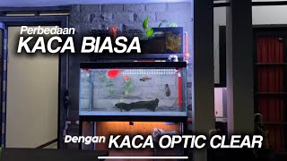 THE DIFFERENCE BETWEEN REGULAR GLASS AND OPTIC CLEAR GLASS✨