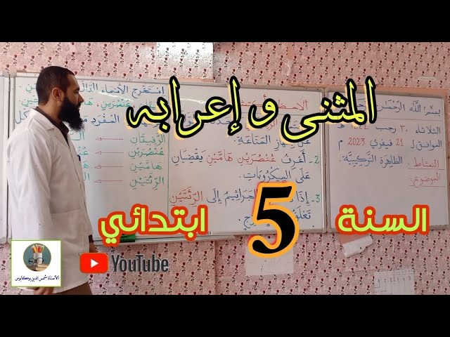 المثنى وإعرابه