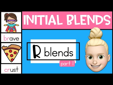 R Blends (BR, CR, DR, FR) | Phonics for Kids (part 1)
