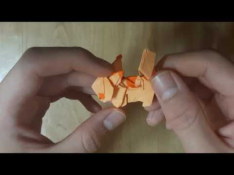 折り紙１枚でポケモンに出るピカチュウを折ってみた 2 Pokemon Origami Pikachu Km Youtube