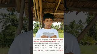 Grade 9 Performance task (Quadratic Inequalities - Quarter 1)