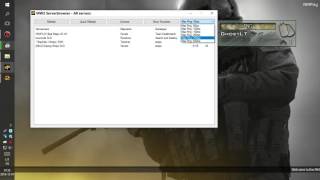 Server browser in Iw4Play Launcher