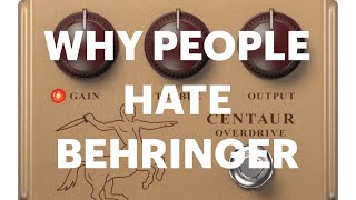 Celebrity Why People Hate Behringer. Profile