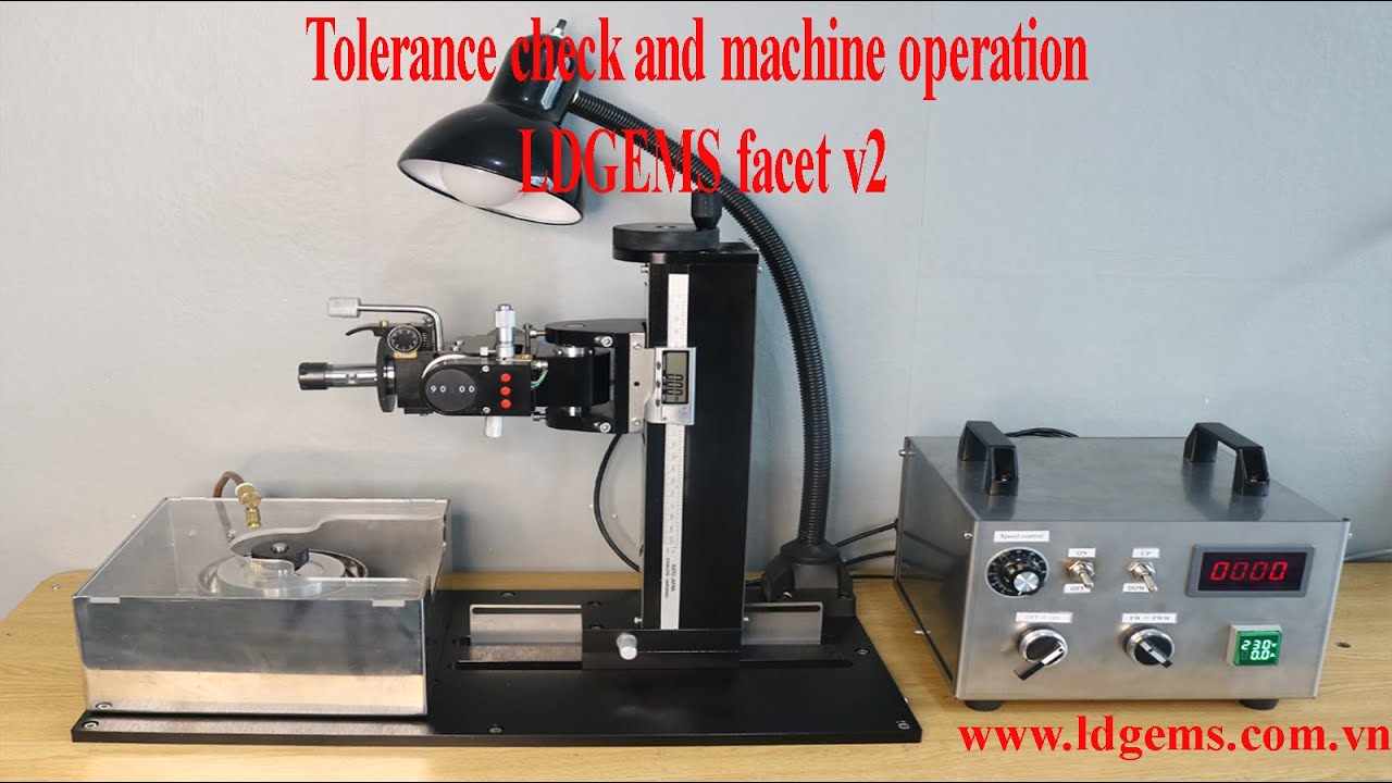 Tolerance check and machine operation LDGEMS facet v2