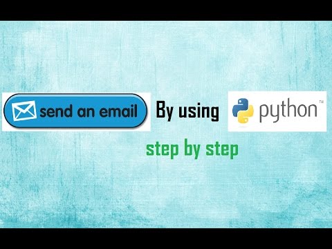 How to send email/gmail using python script step by step