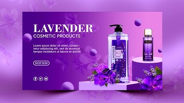 Creative Website Banner Design || Adobe Photoshop Tutorial