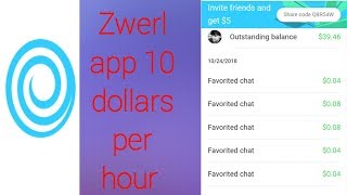 Zwerl app how to earn $10 dollars per hour new website hindi 2018 screenshot 2