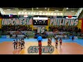 Indonesia vs Philippins - women's Volleyball | ASEAN School Games 2019, Set two