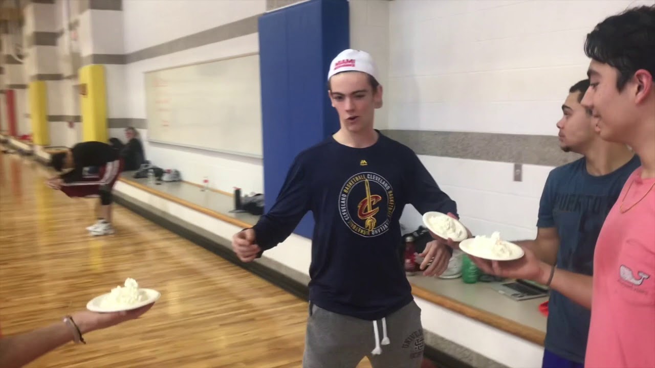 HALFCOURT CHALLENGE | PIE IN THE FACE (MY FIRST VIDEO)