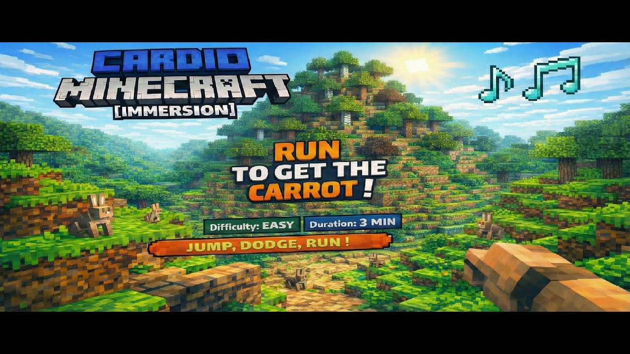 Cardio Minecraft [Immersion] - Track001 -Run get the carrot!
