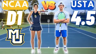 I Challenged a D1 Girl!