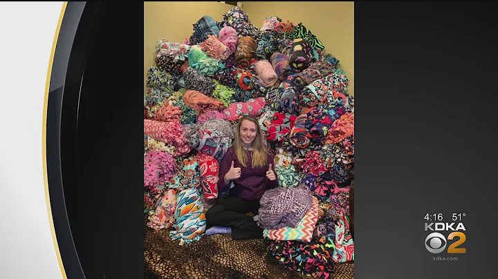 High School Student Makes More Than 600 Blankets T...