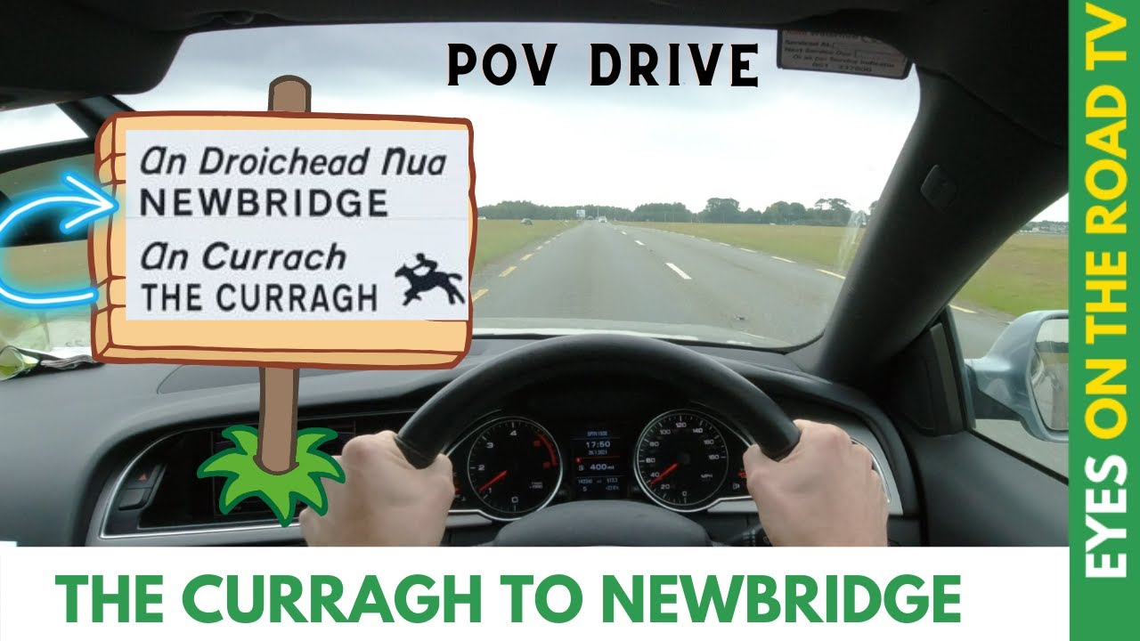 Drive From The Curragh To Newbridge | POV Drive Ireland |