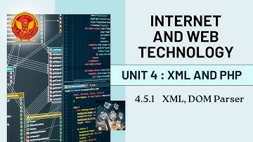 4.5.1 XML, DOM Parser | CS504(A) |